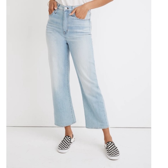 Madewell Slim Wide-Leg Jeans in Eastwick Wash - Picture 2 of 10
